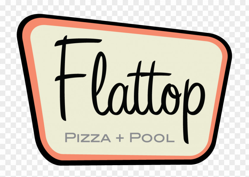 Pizza Flattop + Pool Restaurant Apartment Logo PNG