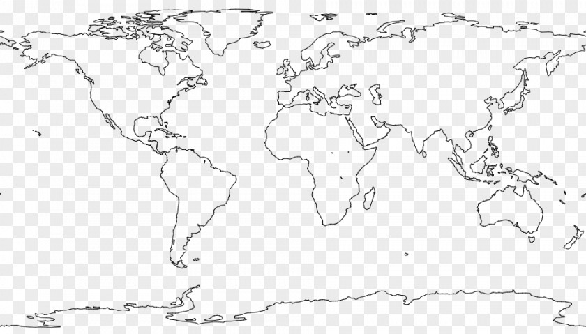 World Map Blank Globe PNG
