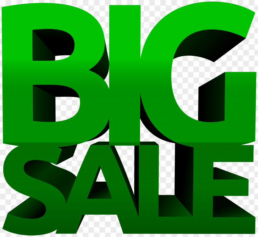 Big Sale Green Clip Art Image PNG