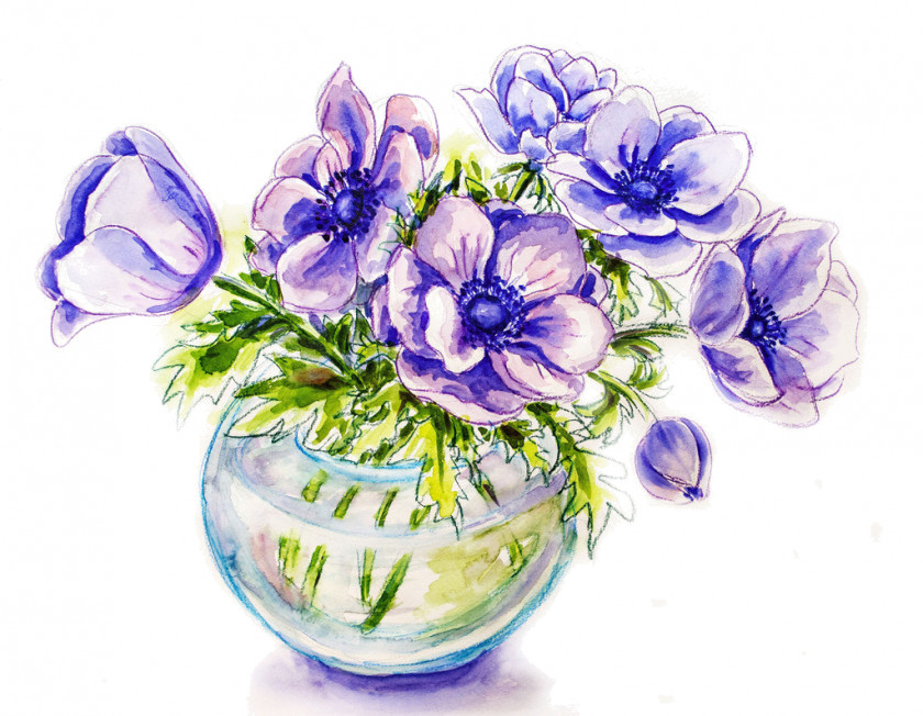 Flower Watercolor Painting Stock Photography PNG