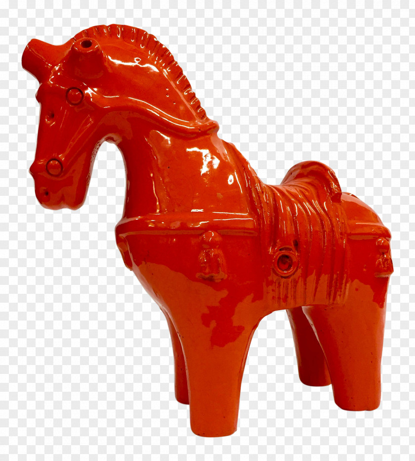 Horse Figurine Orange S.A. Animal PNG