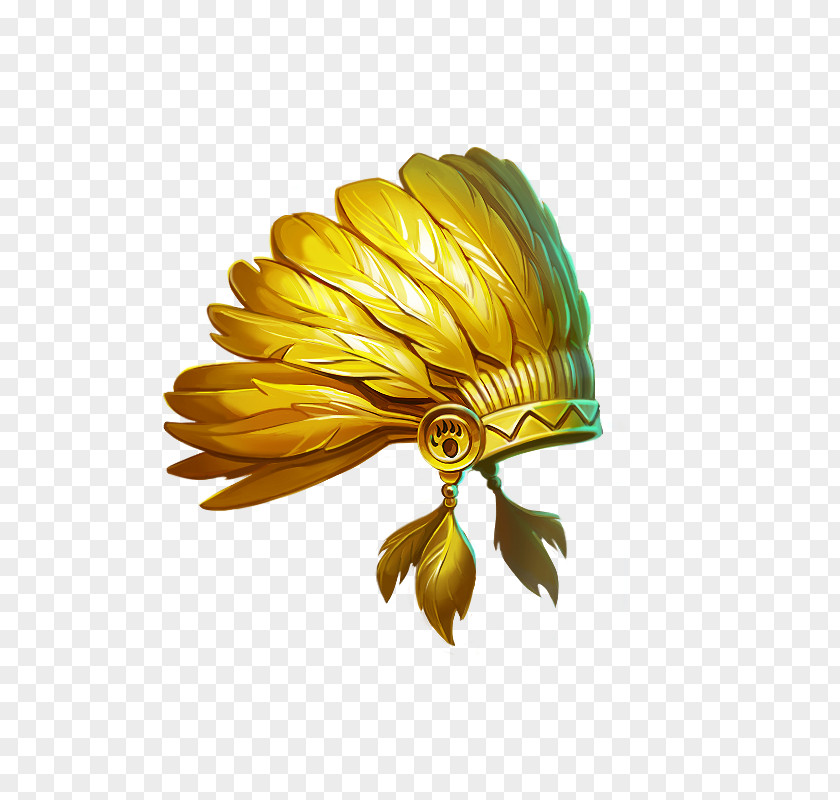 Golden Crown Green Hat Clip Art PNG