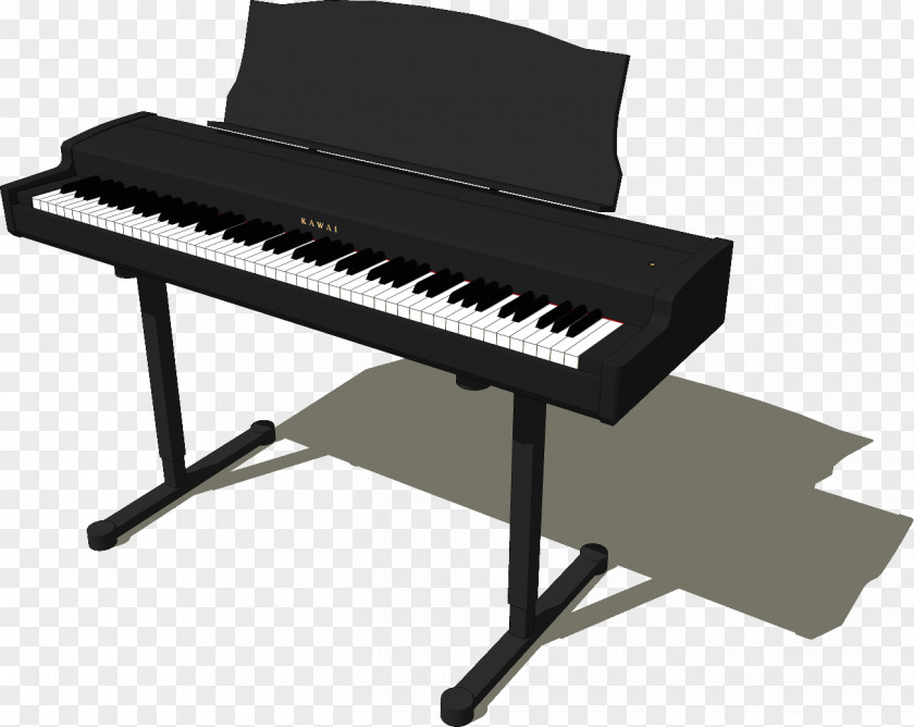 Grand Piano Digital Player Electric Electronic Keyboard Musical PNG