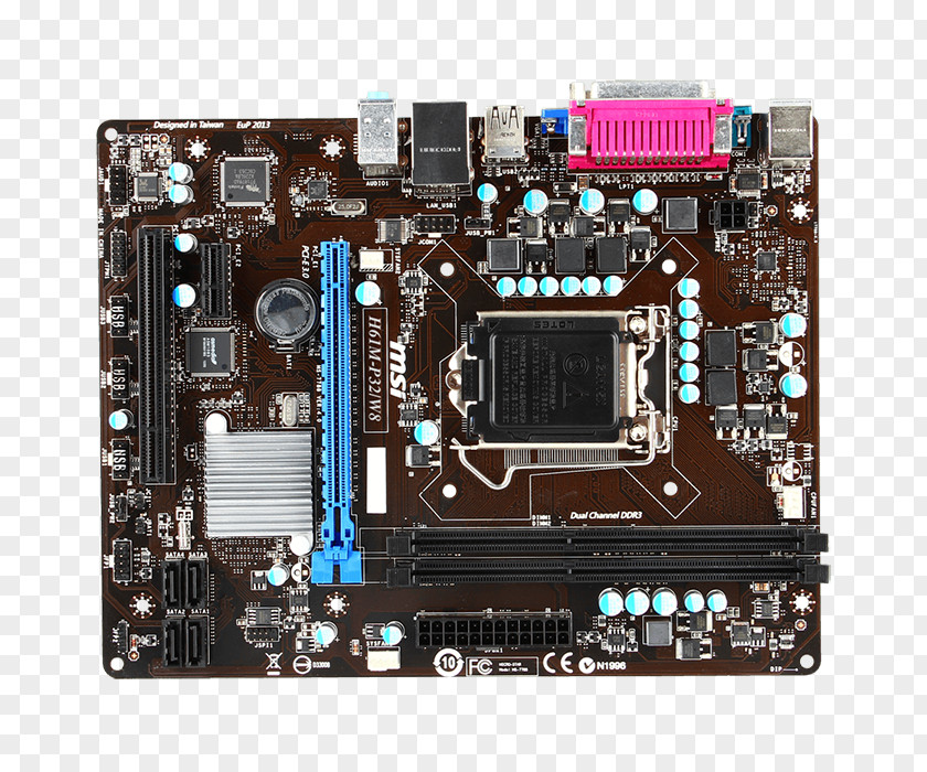Intel LGA 1155 Motherboard MicroATX MSI PNG