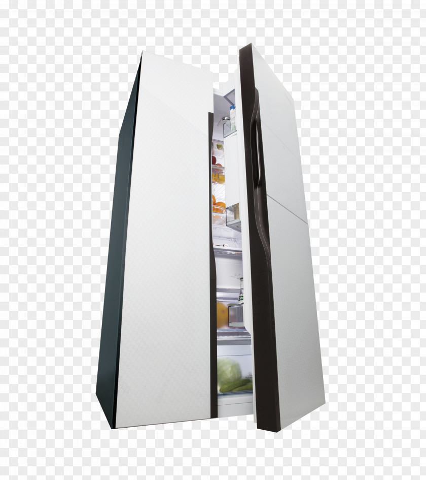 Look Up At The Door To Refrigerator Home Appliance PNG