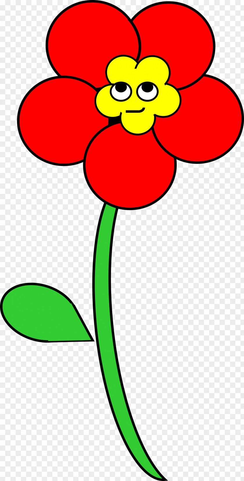 Poppy Flower Plant Stem Clip Art PNG