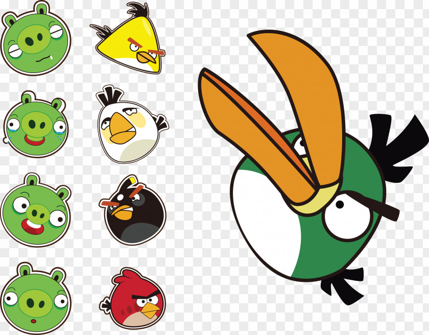 Angry Birds Vector Star Wars Rio Friends Clip Art PNG