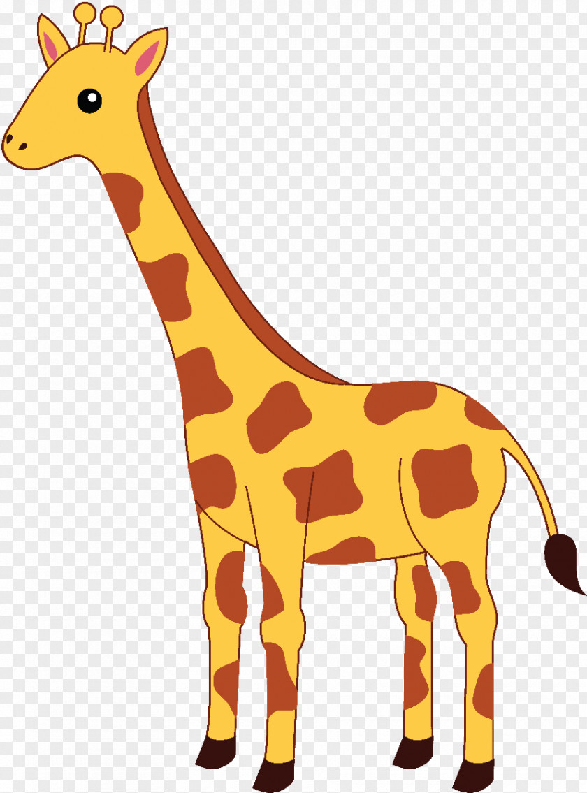 Cartoon Giraffe Baby Giraffes Clip Art PNG