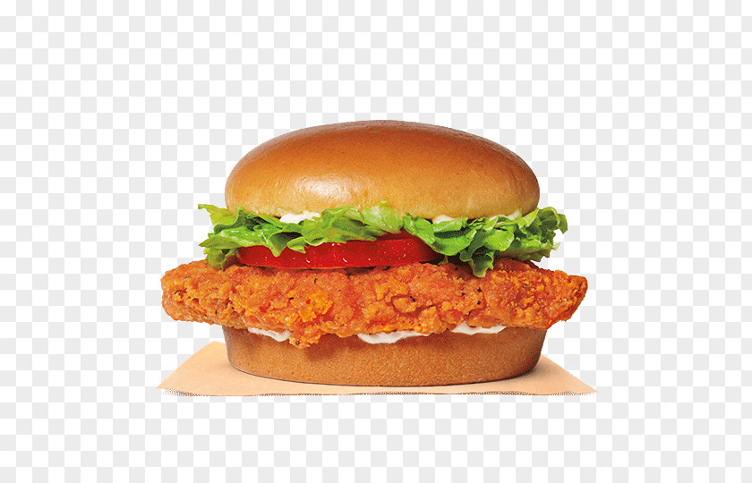 Chicken Sandwich Burger King Specialty Sandwiches Crispy Fried Nugget Hamburger PNG