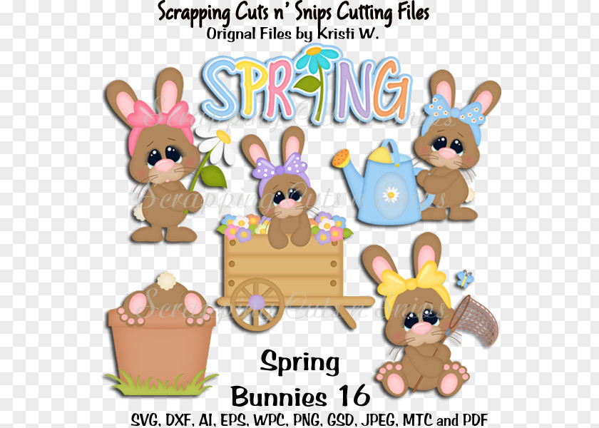 Design Easter Bunny Cartoon Clip Art PNG