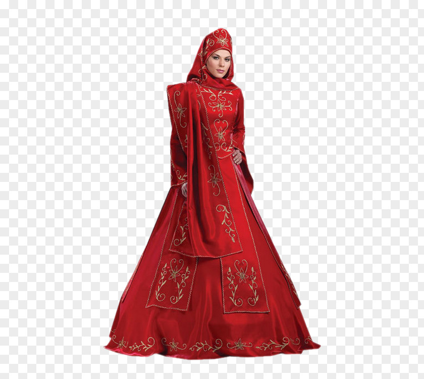 Dress Gown Abaya Hijab Prom PNG