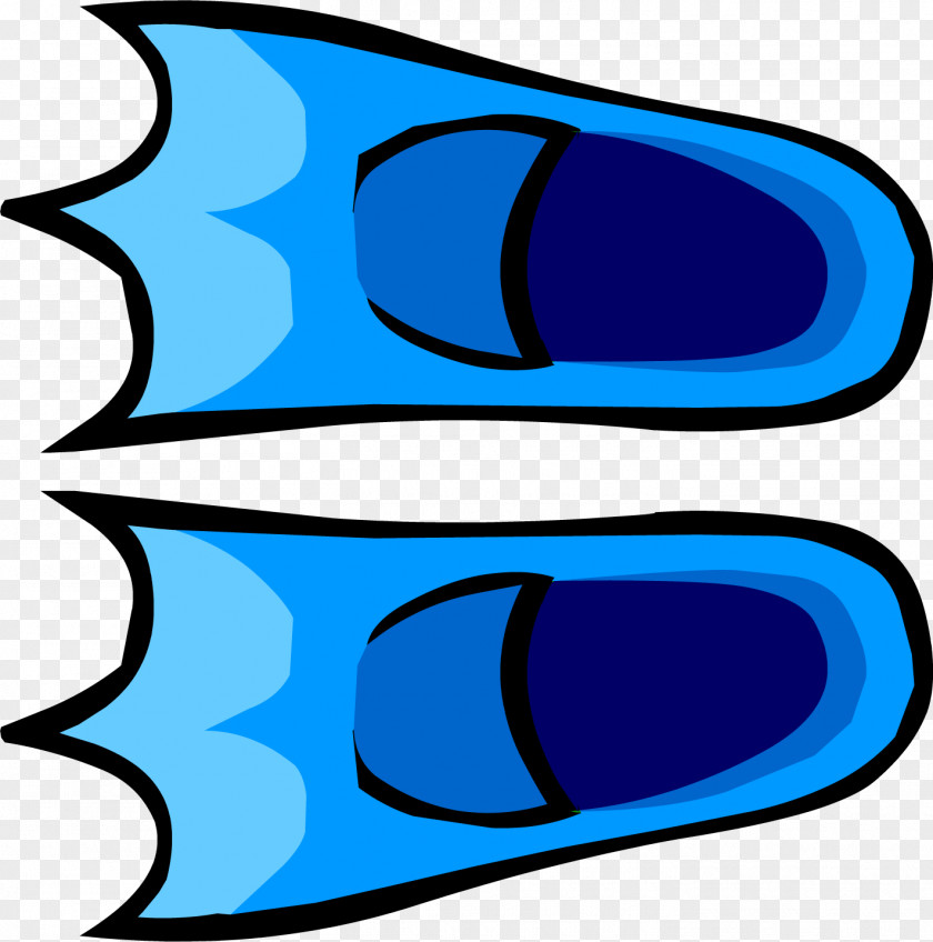 Flippers Cobalt Blue Area Rectangle Black Clip Art PNG