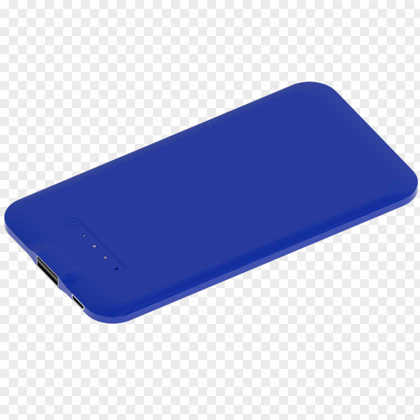 Power Bank Mobile Phone Accessories Cobalt Blue PNG
