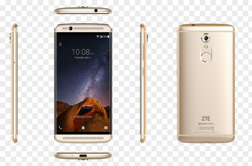 Smartphone ZTE Axon 7 Mini Gold 300 Gr USB-C PNG