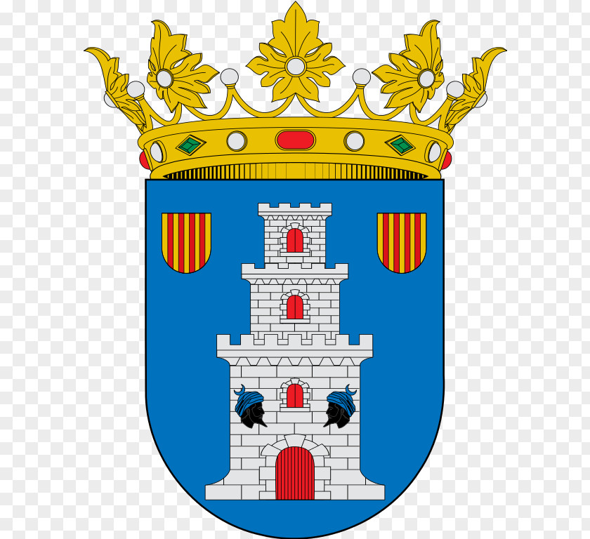 Aragon Vector Escutcheon Coat Of Arms Field Azure Image PNG