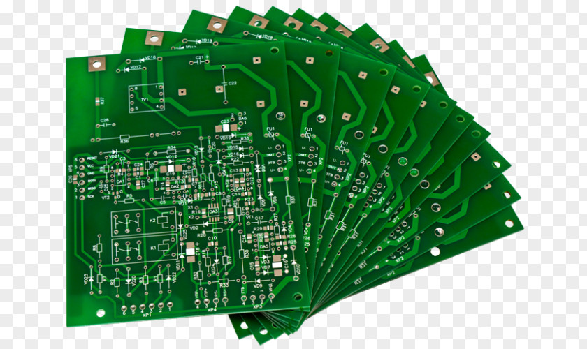 Automobile Circuit Board Printed Manufacturing FR-4 Solder Mask Electronics PNG
