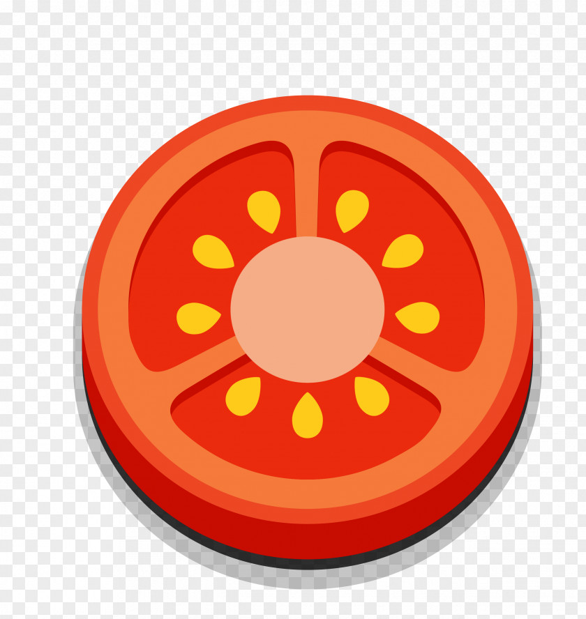 Cartoon Tomato Cross-section Cherry Vegetable Fruit Onion PNG