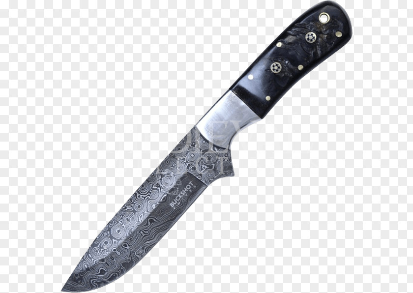 Damascus Steel Bowie Knife Throwing Hunting & Survival Knives Utility PNG