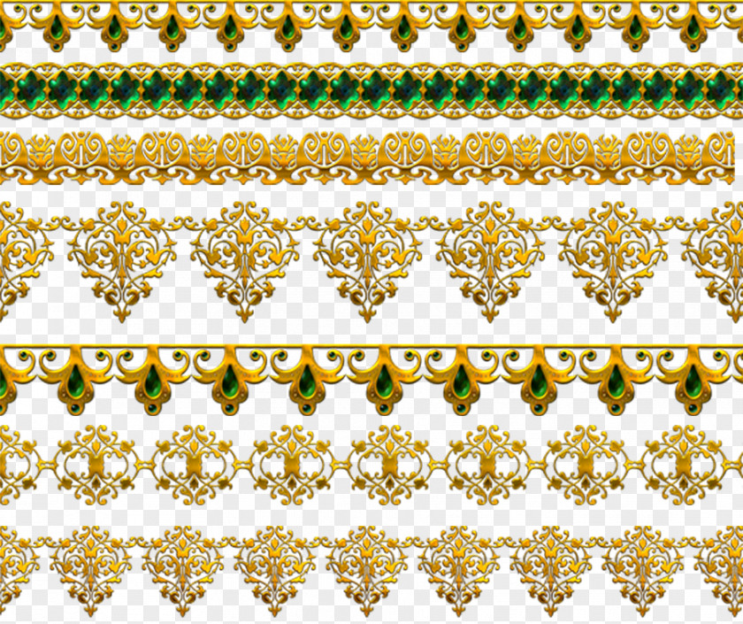 Golden Classic Lace Gold PNG