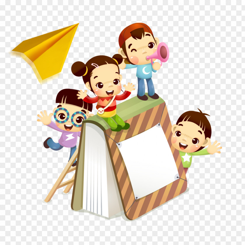 Child Paper Airplane Poster Summer Vacation PNG