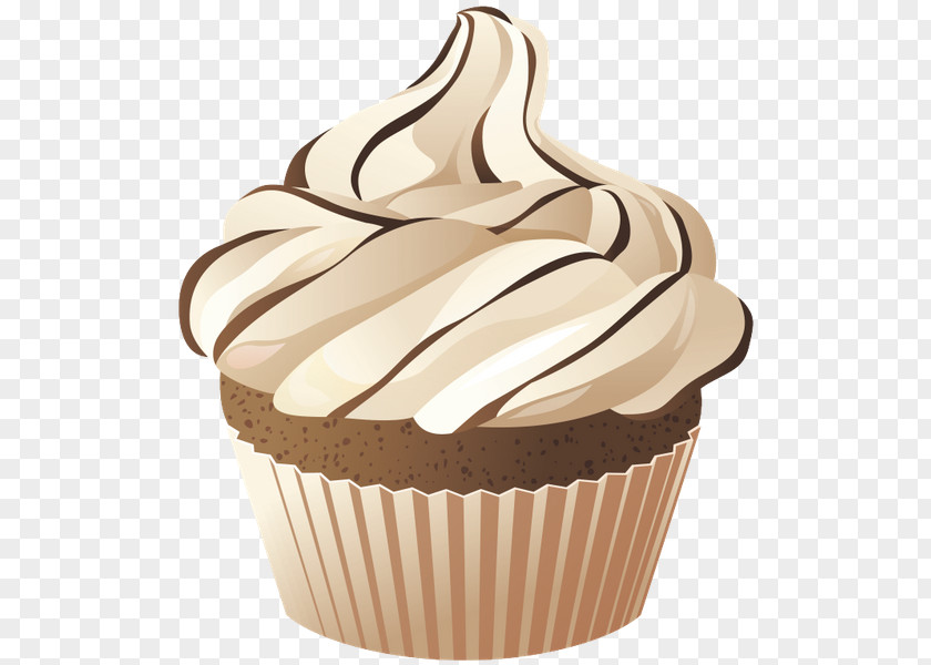 Cup Cupcake Buttercream Chocolate Pastry PNG