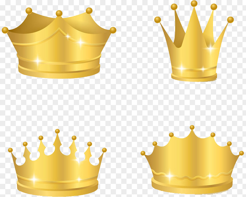 Golden Crown PNG