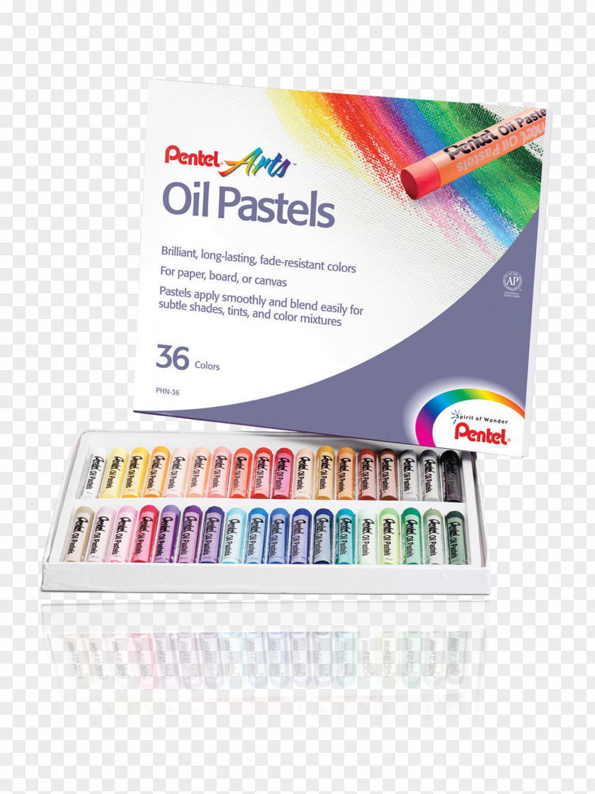 Greas Oil Pastel Art Color Pentel PNG