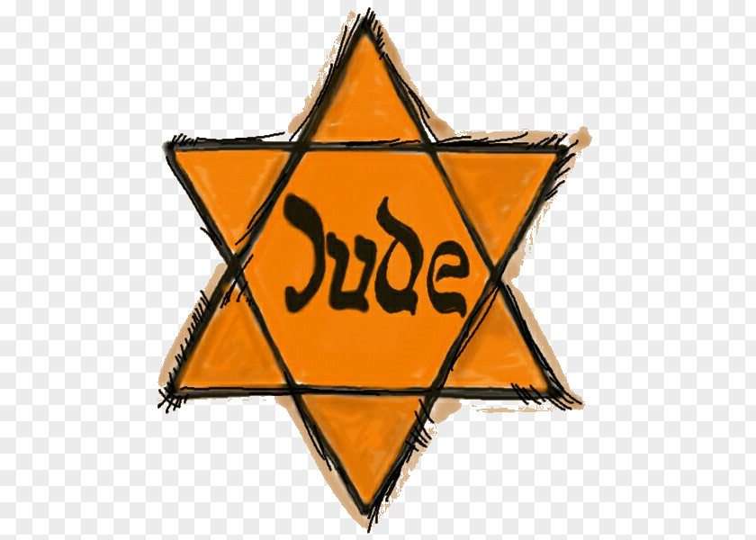 Judaism The Holocaust Yellow Badge Star Of David Jewish People Antisemitism PNG