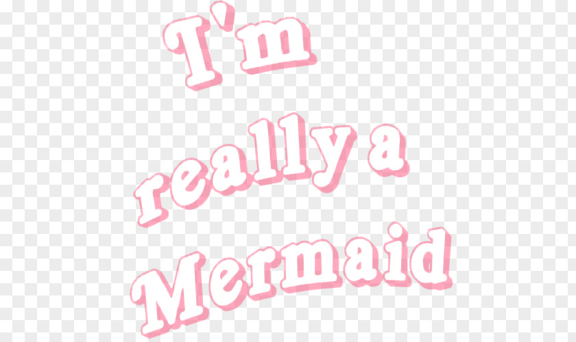 Mermaid A Quotation Art PNG