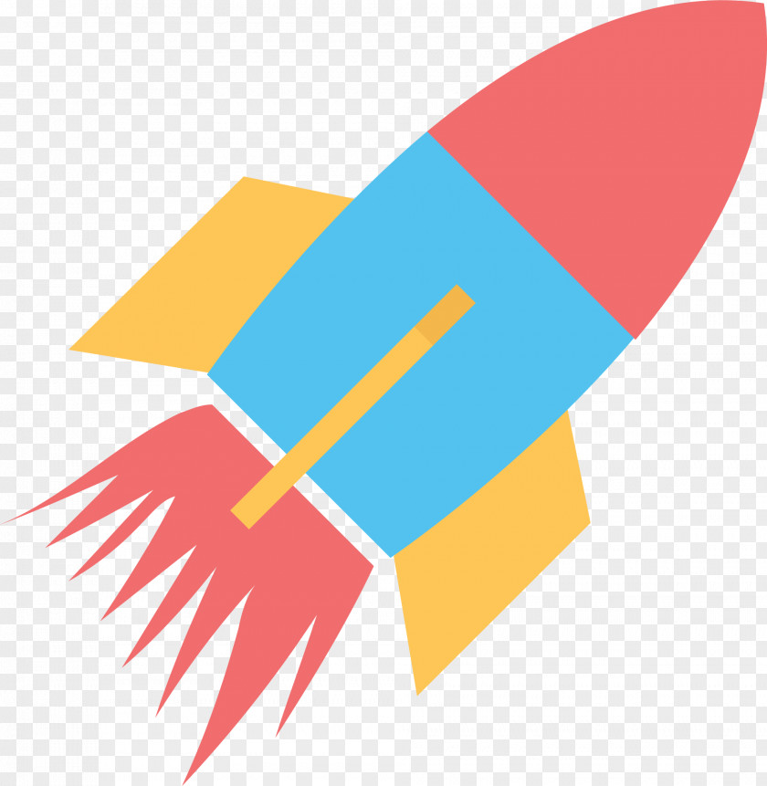 Rocket Jet Icon Design PNG