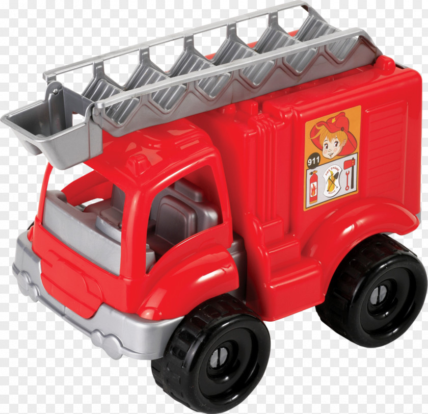 Fire Truck Car Engine Toy Firefighter PNG