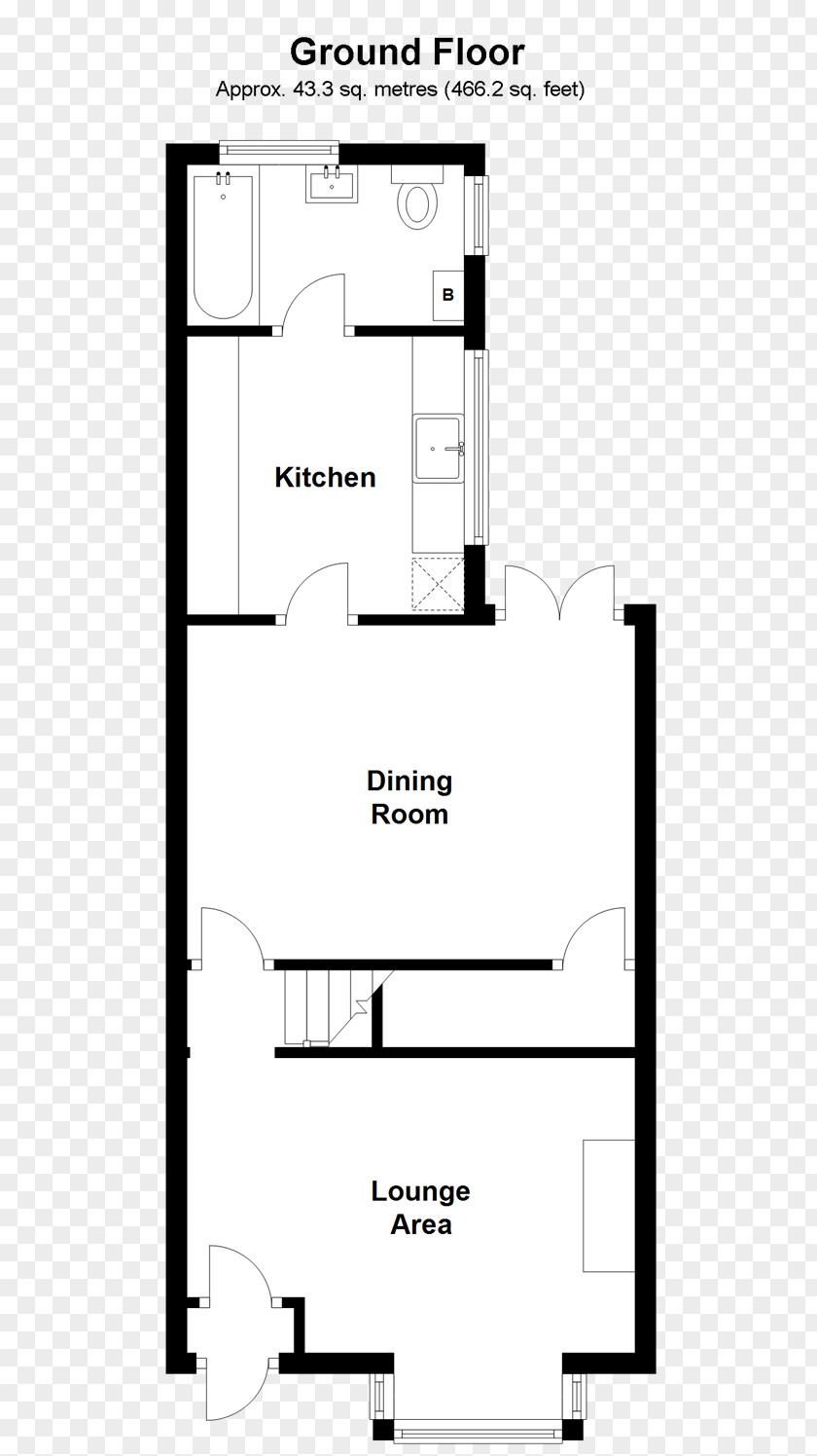 House Floor Plan Terraced Storey PNG