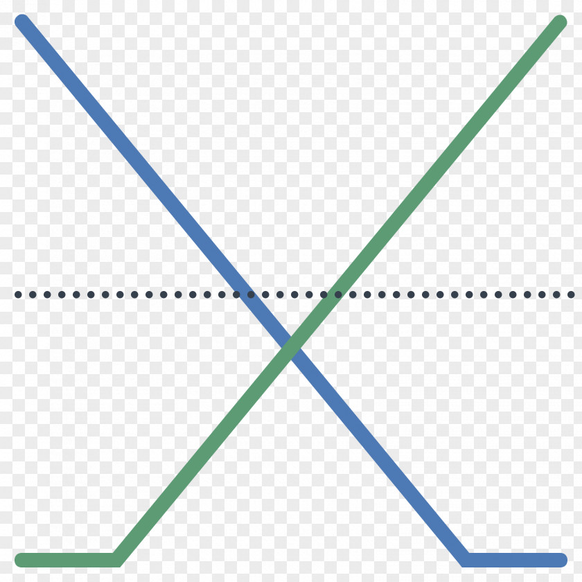 Line Triangle Point Green PNG