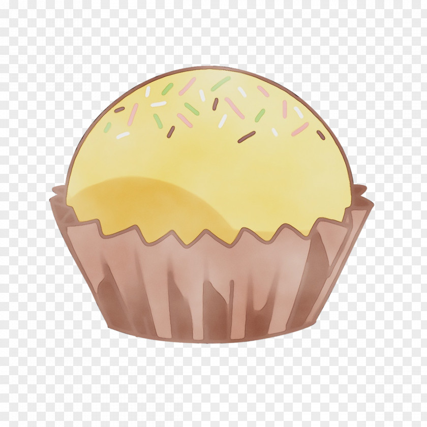 Muffin Baking Cup Yellow PNG