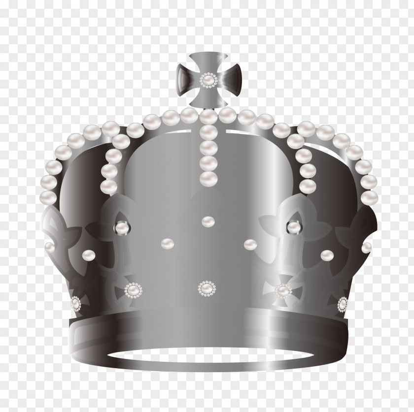 Vector Silver Crown PNG
