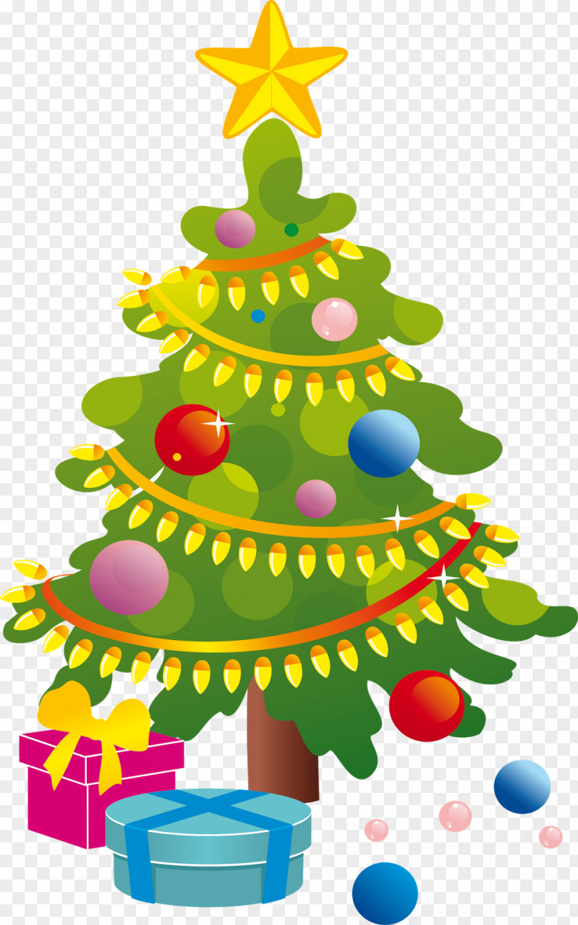 Christmas Market Santa Claus Jingle Bells Tree PNG