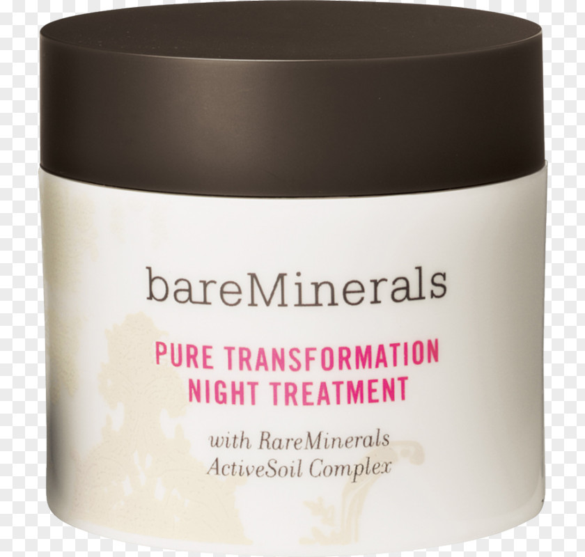 Cream BareMinerals Pure Transformation Night Treatment Flavor Ounce Gram PNG