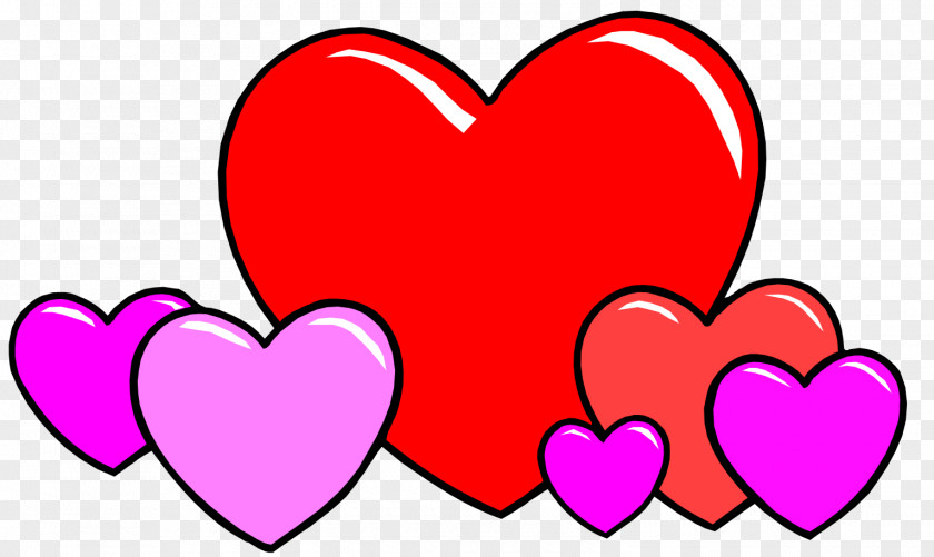 I Love You Heart Cartoon Drawing PNG