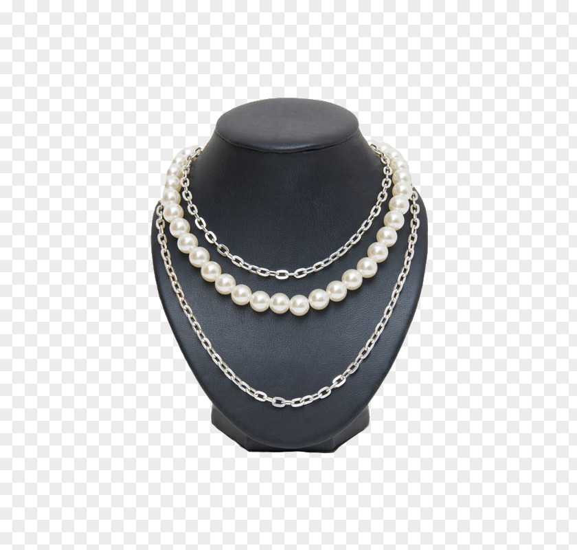 Pearl Necklace Display Jewellery U9996u98fe PNG