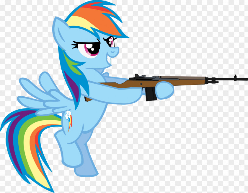 Rainbow My Little Pony Dash Horse Gun PNG