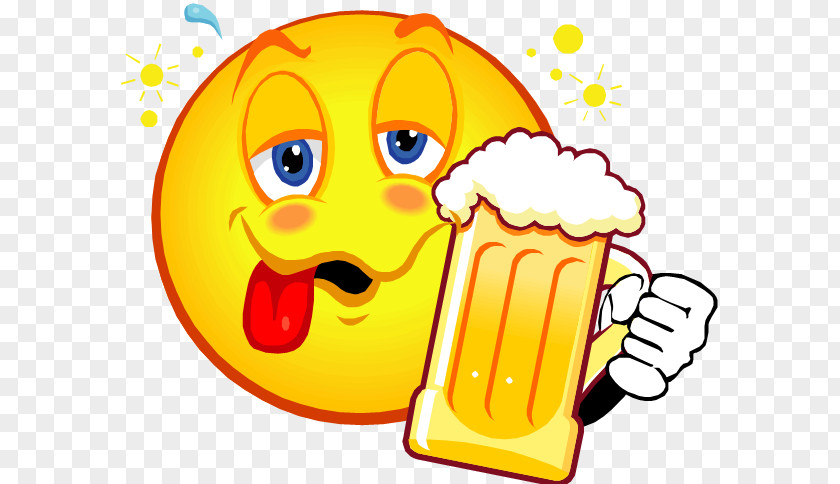 Smiley Emoticon Emoji Beer Clip Art PNG