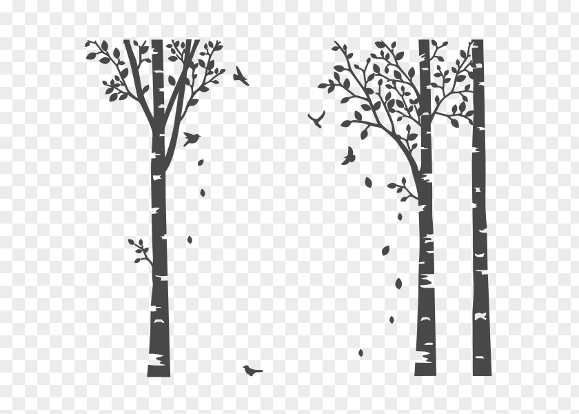 Tree Twig Wall Decal Sticker PNG