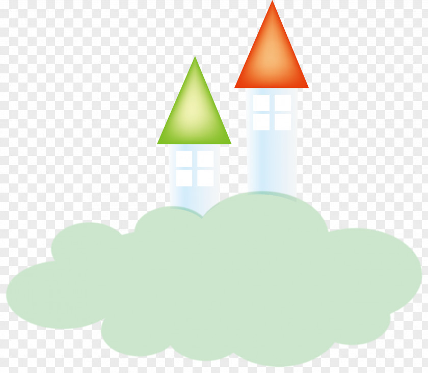 Vector Cloud House Download PNG