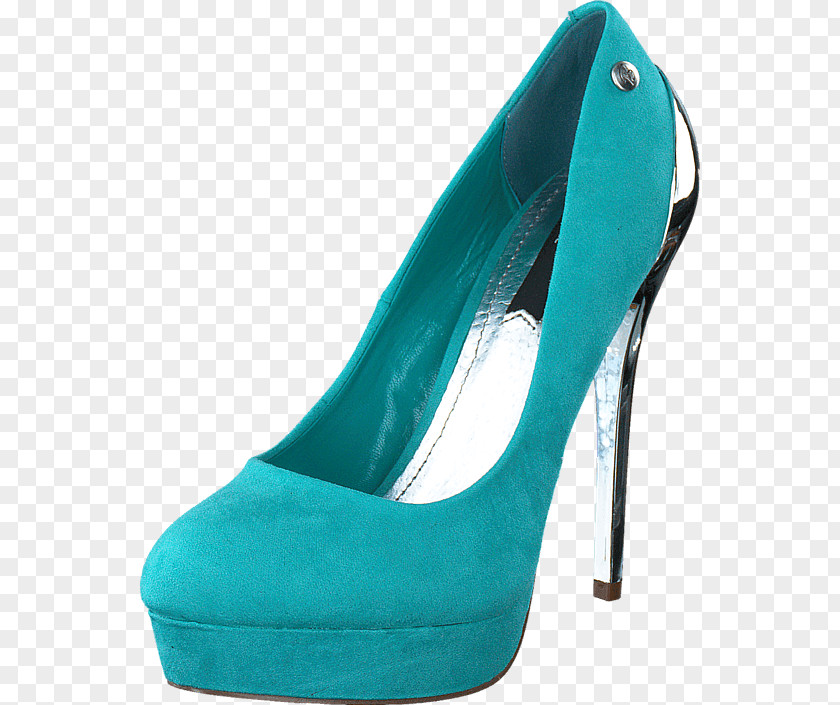 Boot High-heeled Shoe Blue Stiletto Heel Turquoise PNG