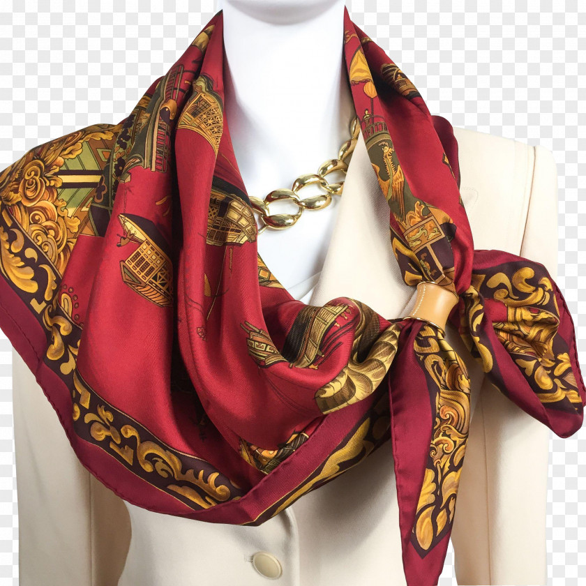 Dress Scarf Hermès Silk Nightshirt Clothing Accessories PNG