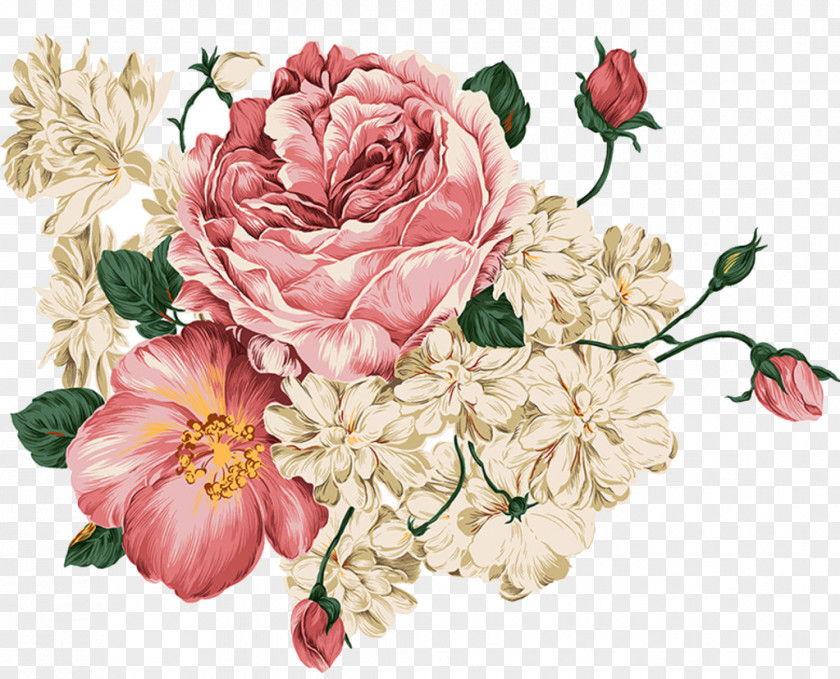Hand-drawn Line Peony Flower Download Computer File PNG
