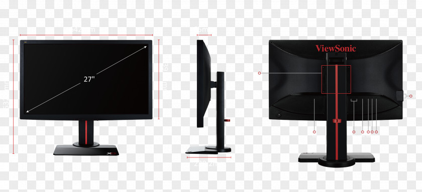Lcd Monitor Computer Monitors FreeSync Refresh Rate Accessory ViewSonic PNG