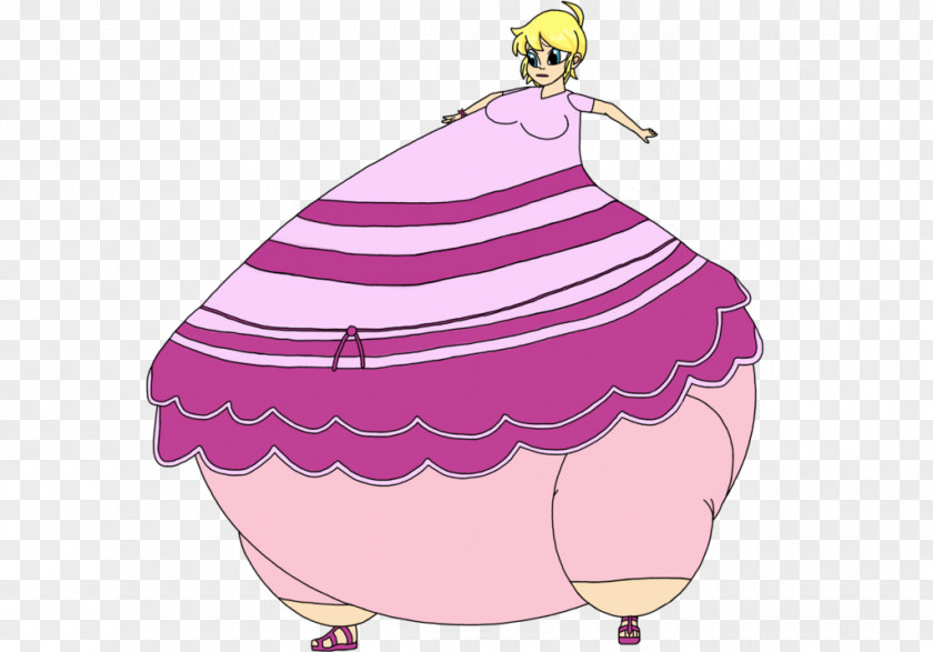 Marinette Fat Pink M Character Clip Art PNG