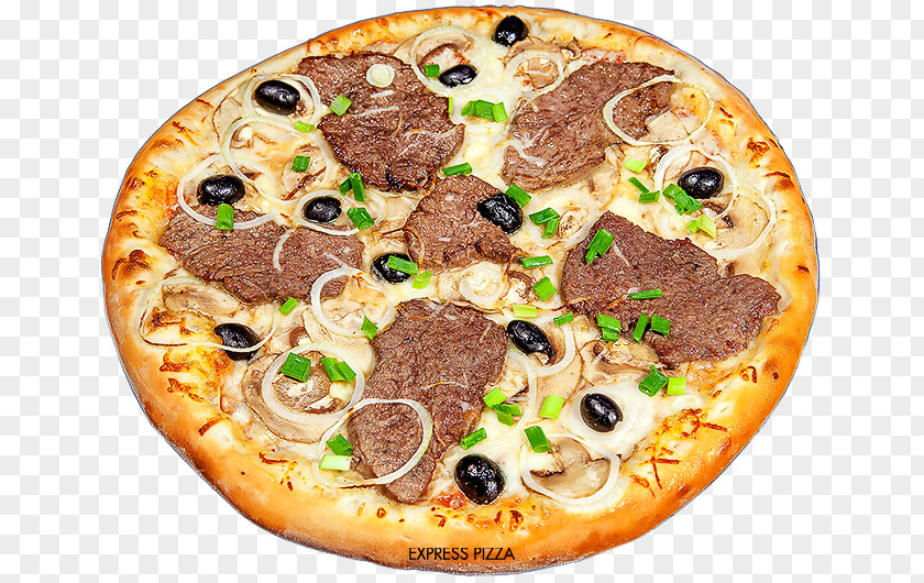 Pizza California-style Sicilian American Cuisine Beef PNG
