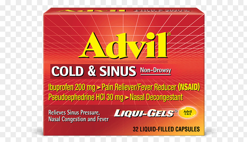 Tablet Ibuprofen Common Cold Pseudoephedrine Sinus Infection PNG